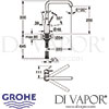 Grohe Essence Kitchen Sink Mixer Tap Dimensions